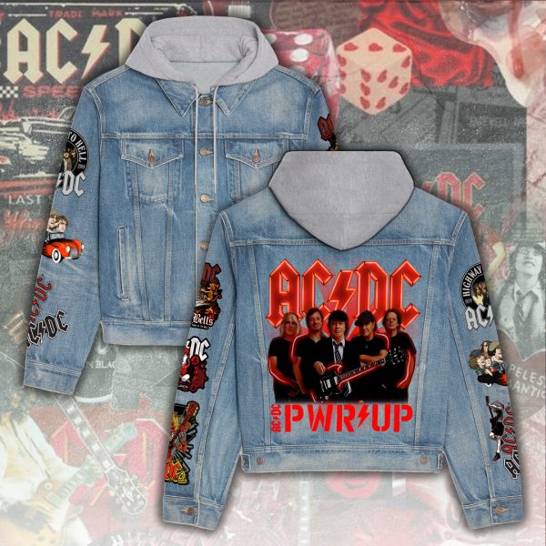 AC/DC Women's Denim Hood Jacket - ANHNV 5760