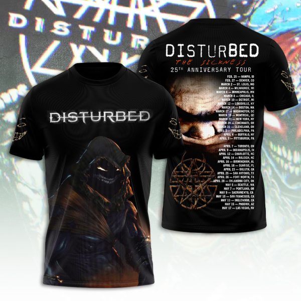 Disturbed 3D Apparel - ANHNV 5761