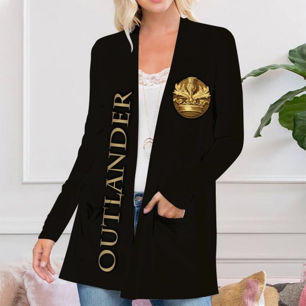 Outlander Women's Patch Pocket Cardigan - ANHNV 5768