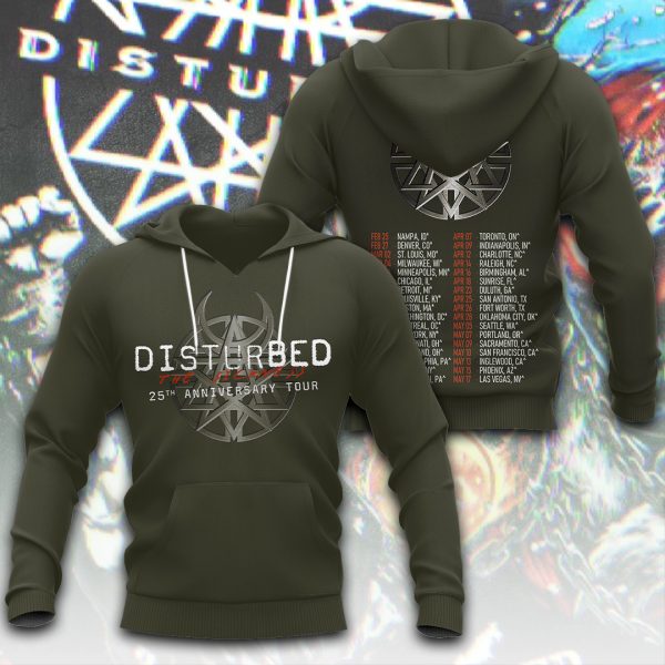 Disturbed 3D Apparel - ANHNV 5779