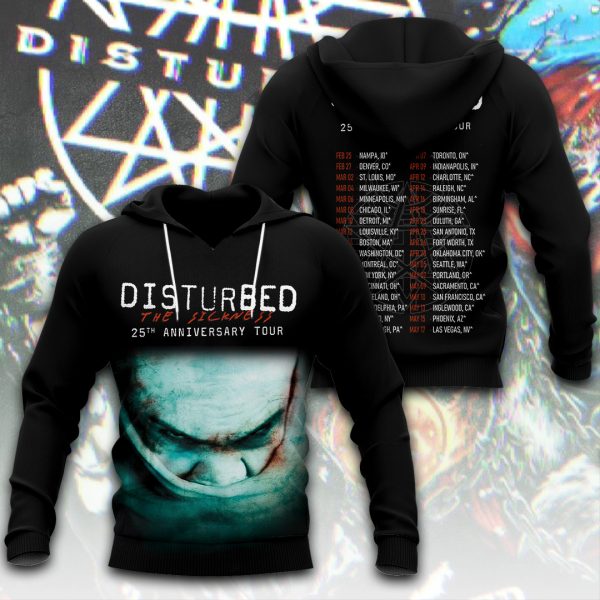 Disturbed 3D Apparel - ANHNV 5788