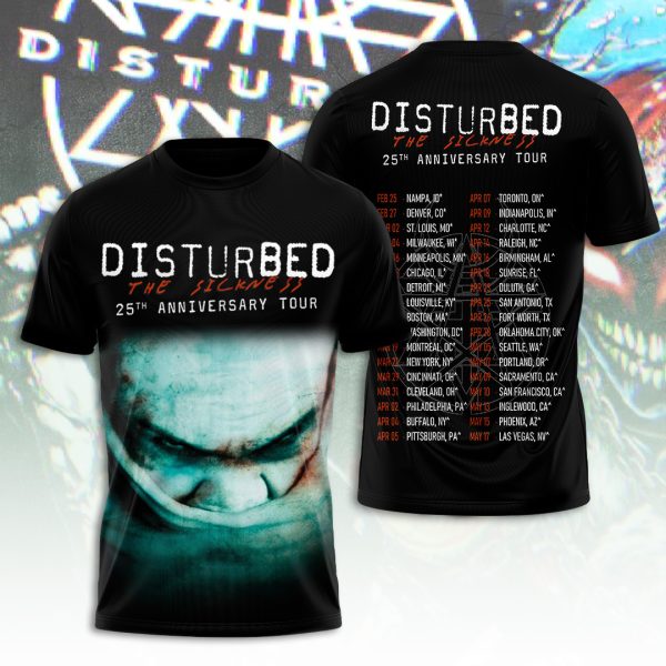 Disturbed 3D Apparel - ANHNV 5788