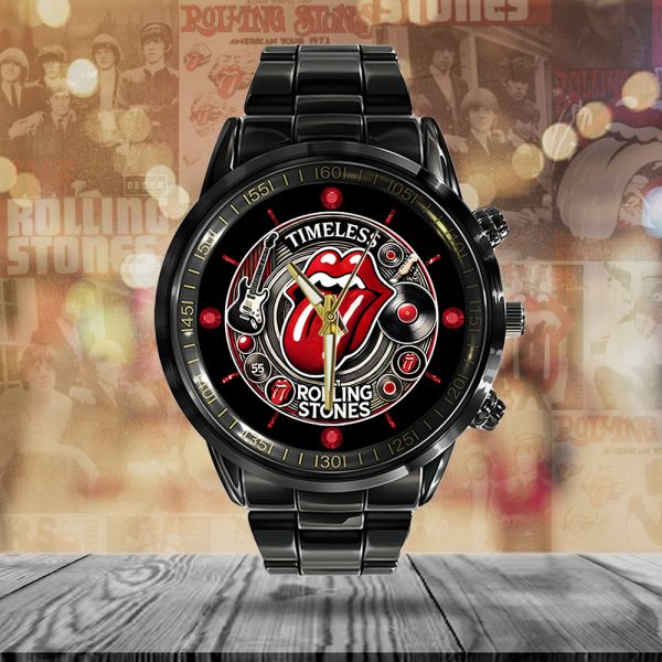 The Rolling Stones Black Stainless Steel Watch - ANHNV 5799