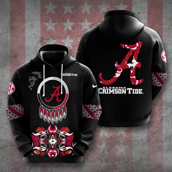 Alabama Crimson Tide Football 3D Hoodie – TANTN 9831