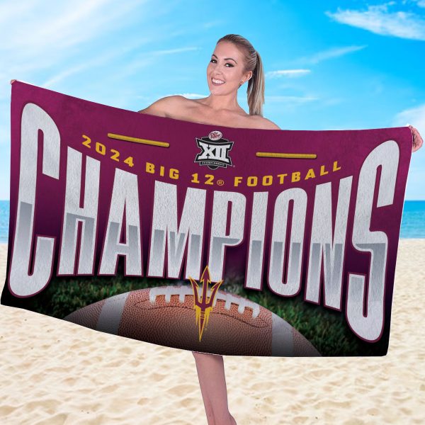 Arizona State Sun Devils Football Rectangle Beach Towel - MAITM 9125