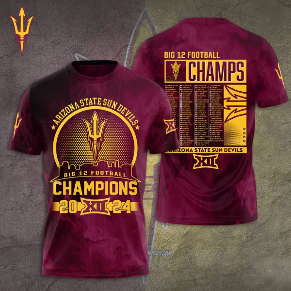 Arizona State Sun Devils football 3D Apparel - TANTN 9893