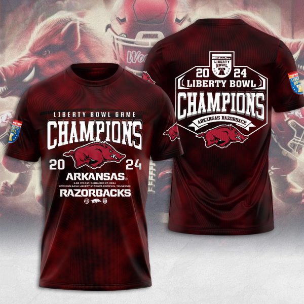 Arkansas Razorbacks Football 3D Apparel - MAITM 9400