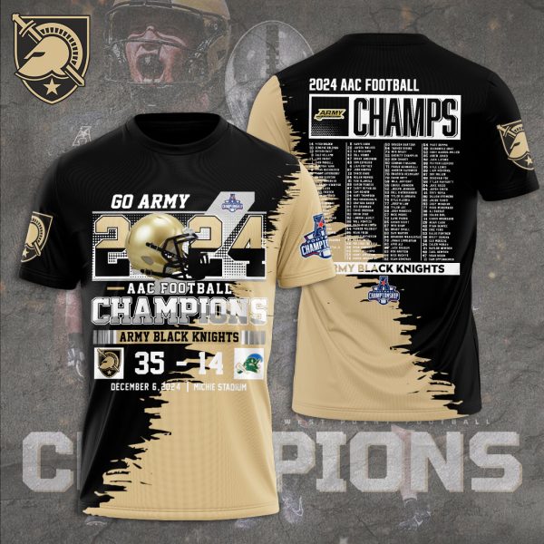 Army Black Knights Football 3D Apparel - TANTN 9835