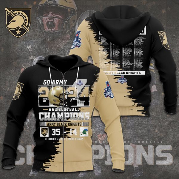 Army Black Knights Football 3D Apparel - TANTN 9835