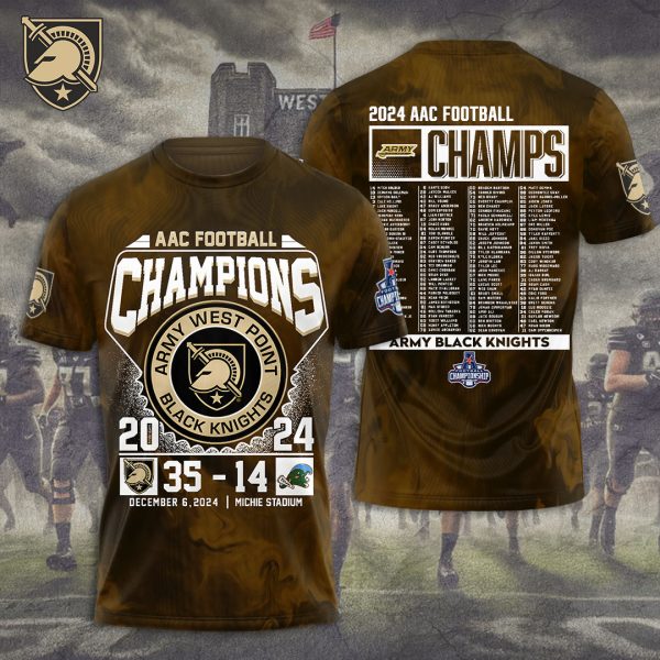 Army Black Knights Football 3D Apparel - TANTN 9837