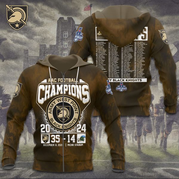 Army Black Knights Football 3D Apparel - TANTN 9837