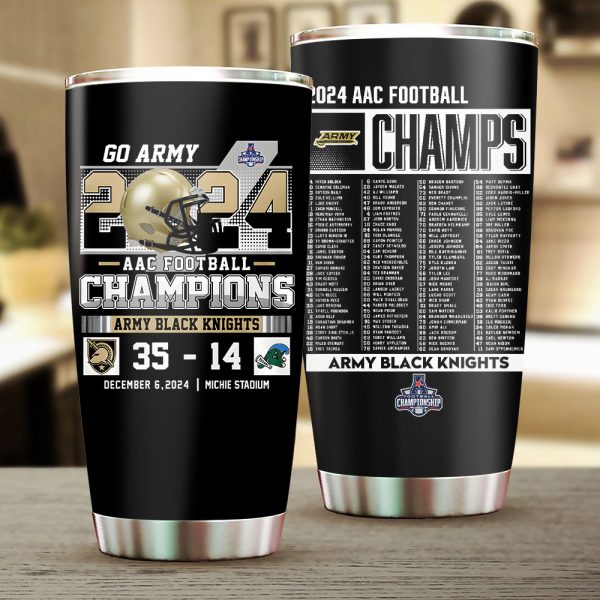 Army Black Knights Football Tumbler Cup - TANTN 9836