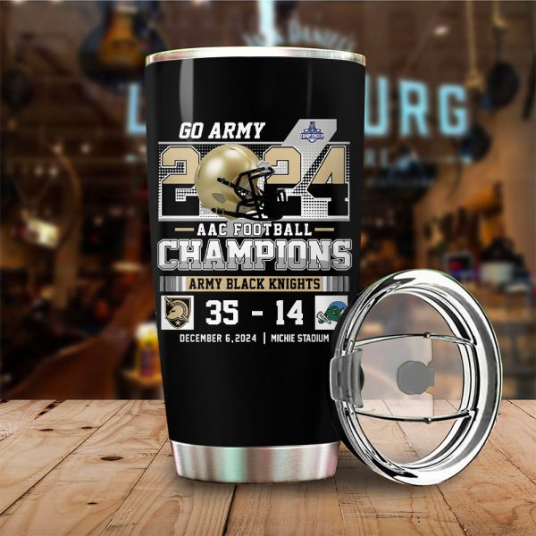 Army Black Knights Football Tumbler Cup - TANTN 9836