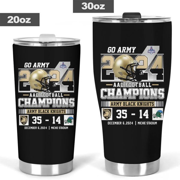 Army Black Knights Football Tumbler Cup - TANTN 9836