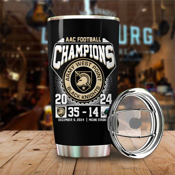 Army Black Knights Football Tumbler Cup - TANTN 9838