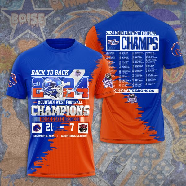 Boise State Broncos Football 3D Apparel – TANTN 9841