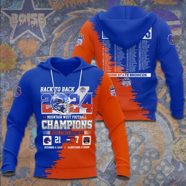 Boise State Broncos Football 3D Apparel – TANTN 9841