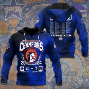 Boise State Broncos Football 3D Apparel – TANTN 9843