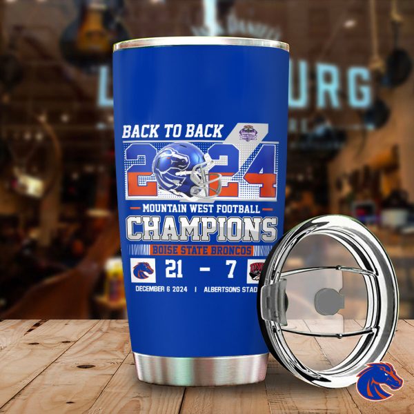 Boise State Broncos Football Tumbler Cup - TANTN 9842