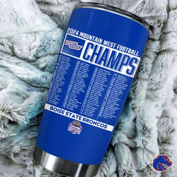 Boise State Broncos Football Tumbler Cup - TANTN 9842