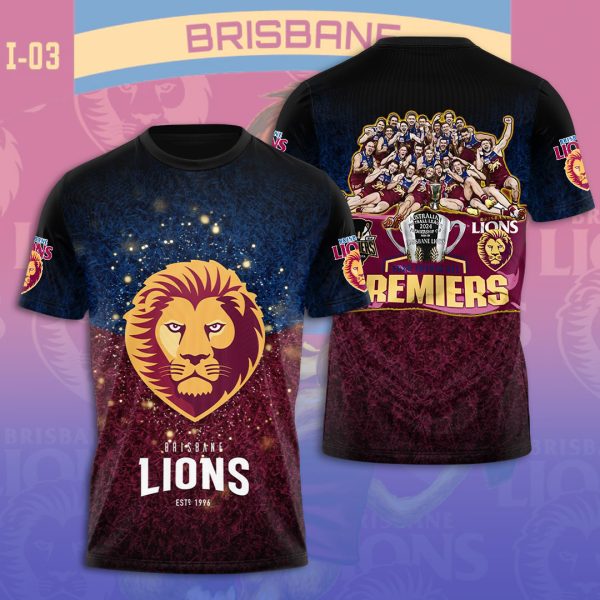 Brisbane Lions 3D Apparel - VANDH 4098