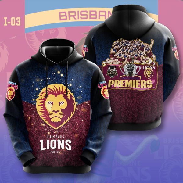 Brisbane Lions 3D Apparel - VANDH 4098