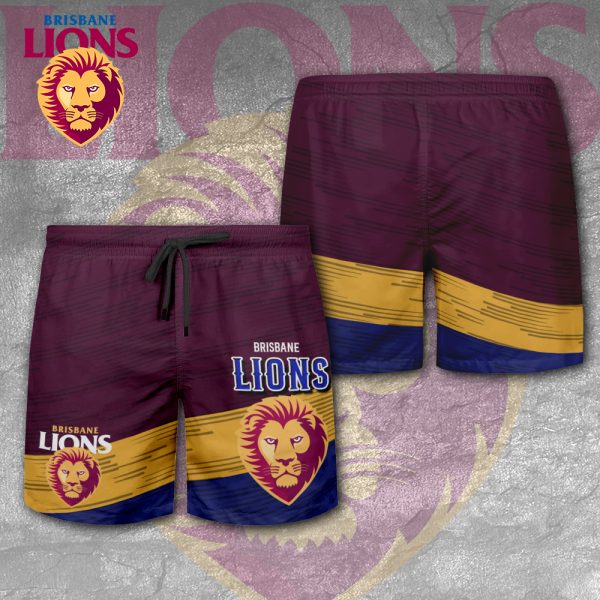 Brisbane Lions 3D Shorts - VANDH 4100