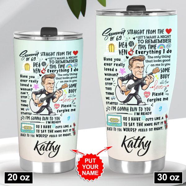 Personalized Bryan Adams Tumbler Cup - VANDH 4089