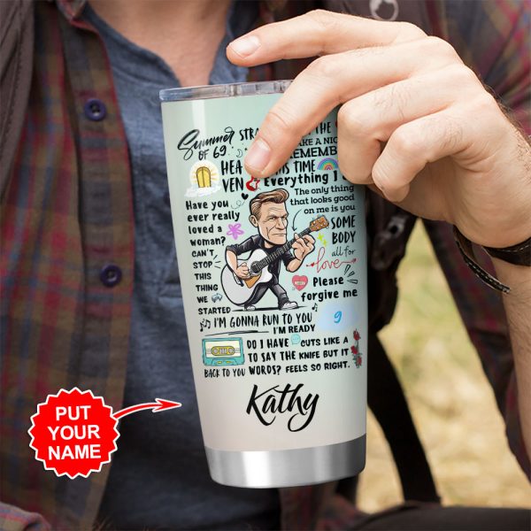 Personalized Bryan Adams Tumbler Cup - VANDH 4089