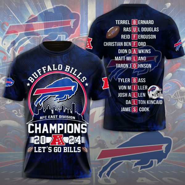 Buffalo Bills 3D Apparel - MAITM 9042