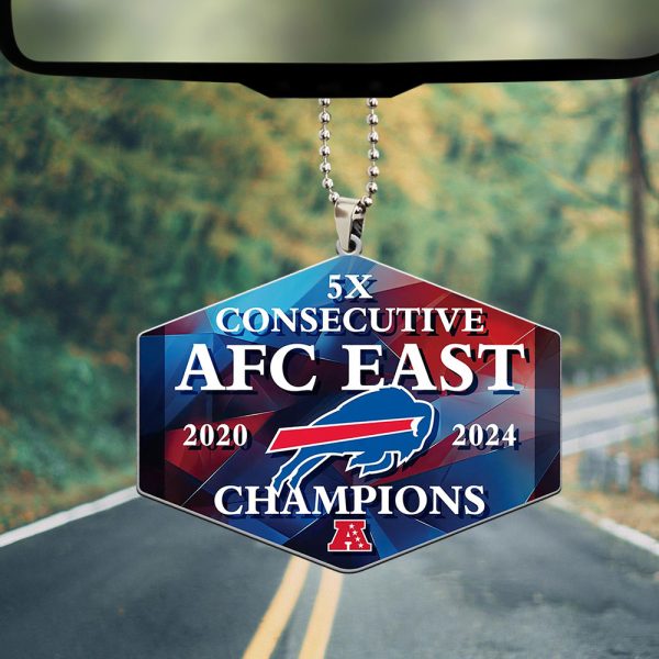 Buffalo Bills Custom Shape 2-sided Acrylic Car Ornament - MAITM 9031