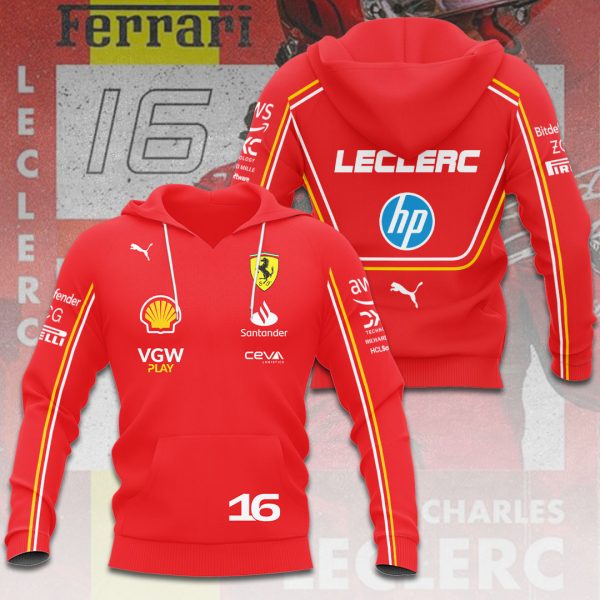 Scuderia Ferrari x Charles Leclerc 3D Apparel – HOATT 7470