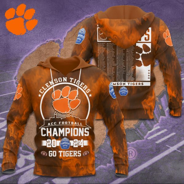 Clemson Tigers Football 3D Apparel – TANTN 9924