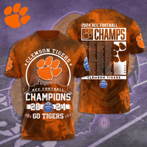 Clemson Tigers Football 3D Apparel – TANTN 9924