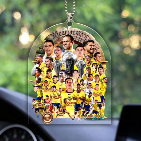 Club América Custom Shape Clear 1-sided Acrylic Car Ornament - HOATT 7617