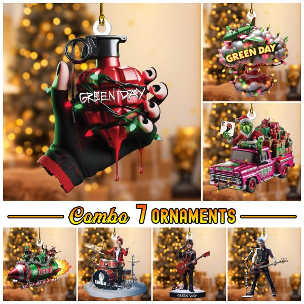 7PCS GreenDay Custom Shape 2-sided Acrylic Ornament – ANHNV 5703