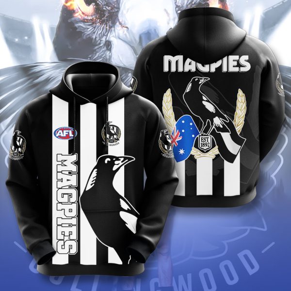 Collingwood FC 3D Apparel - VANDH 4093