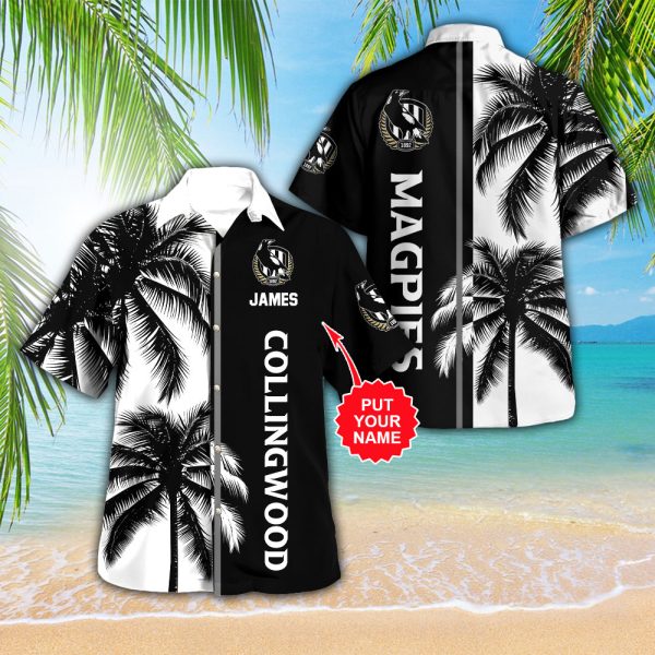 Personalized Collingwood FC 3D Hawaiian Shirt - VANDH 4005