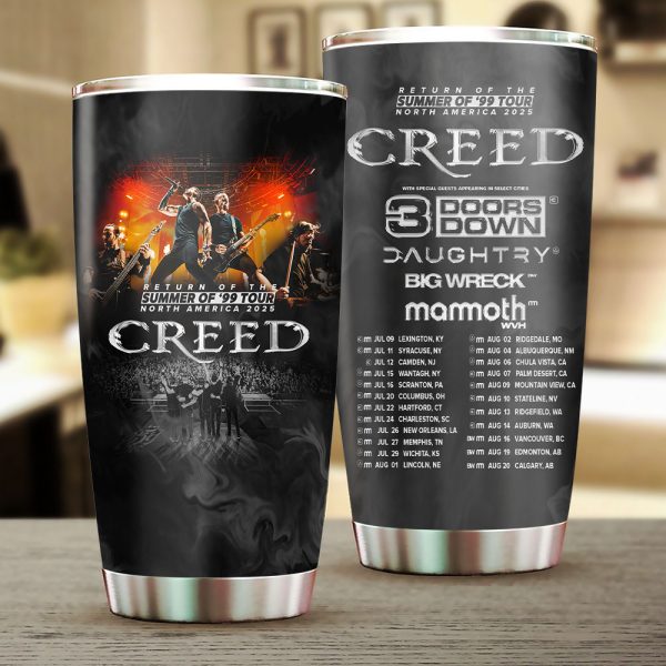 Creed Band Tumbler Cup - TANTN 9992