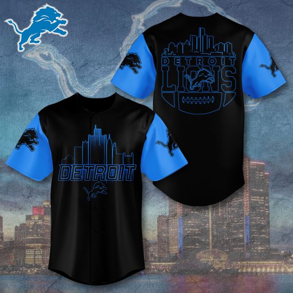 Detroit Lions Baseball Jersey - TANTN 9987