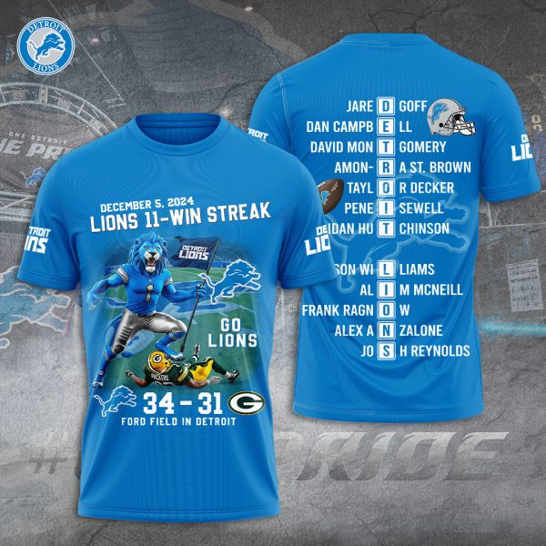 Detroit Lions 3D Apparel - TANTN 9811