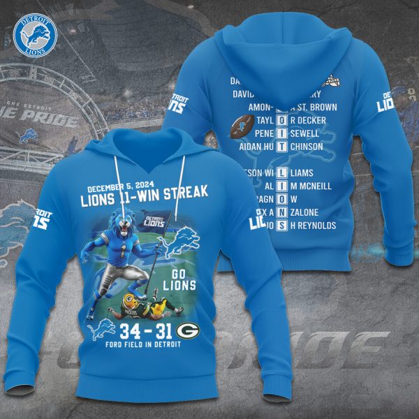 Detroit Lions 3D Apparel - TANTN 9811