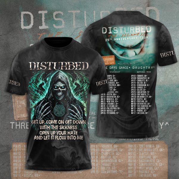 Disturbed 3D Apparel - TANTN 10153