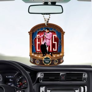 Elvis Presley Custom Shape 2-sided Acrylic Car Ornament - MAITM 9325