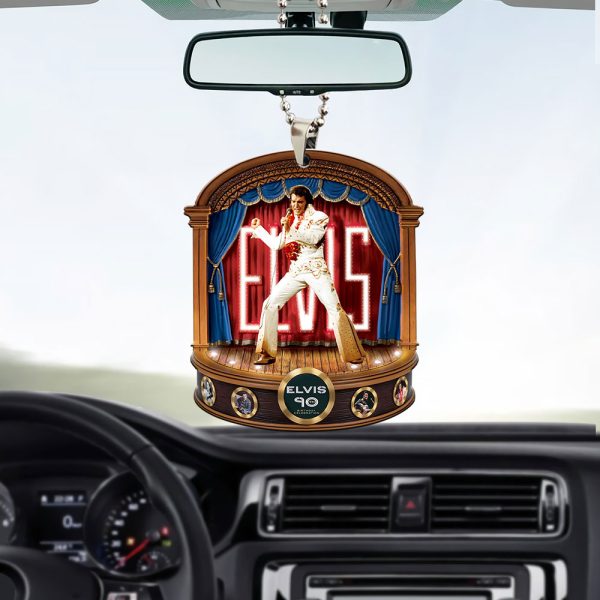 Elvis Presley Custom Shape 2-sided Acrylic Car Ornament - MAITM 9326