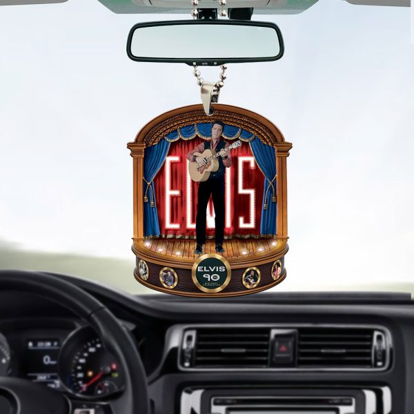 Elvis Presley Custom Shape 2-sided Acrylic Car Ornament - MAITM 9382