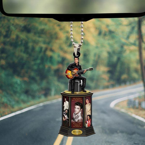 Elvis Presley Custom Shape 2-sided Acrylic Car Ornament - MAITM 9396