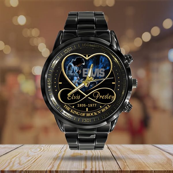 EP Music Black Stainless Steel Watch - HOATT 7678