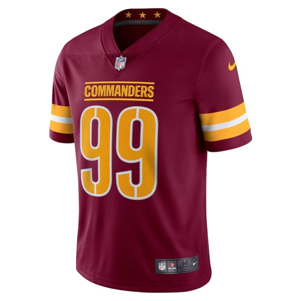 Men's Washington Commanders Chase Young Nike Burgundy Vapor Limited Jersey - GNE DROP109