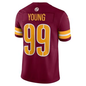 Men's Washington Commanders Chase Young Nike Burgundy Vapor Limited Jersey - GNE DROP109